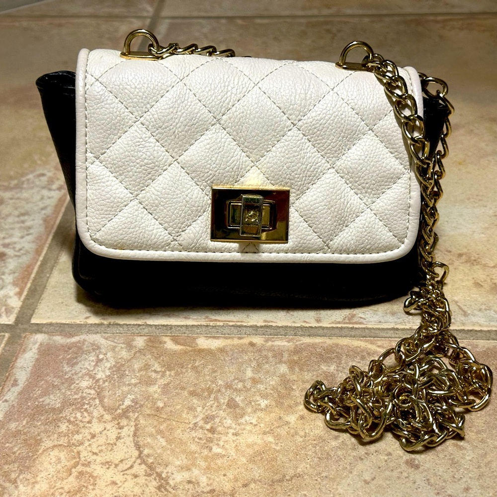 BEBE black and white bag